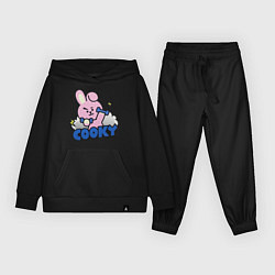 Костюм хлопковый детский Cooky BT21 Jungkook, цвет: черный