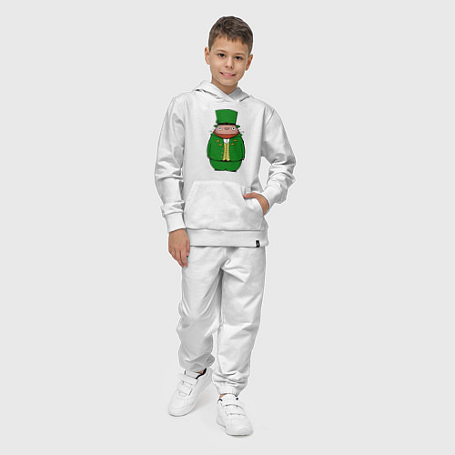 Детский костюм Тоторо лепрекон / Белый – фото 4