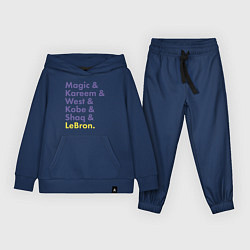 Костюм хлопковый детский Lakers players, цвет: тёмно-синий