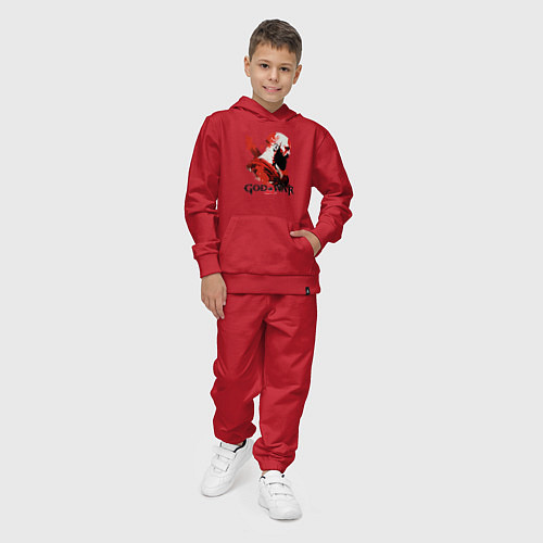 Детский костюм Кратос, арт / Красный – фото 4