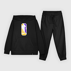 Костюм хлопковый детский NBA Kobe Bryant, цвет: черный