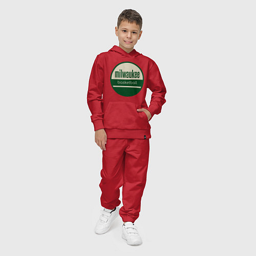 Детский костюм Milwaukee basketball / Красный – фото 4