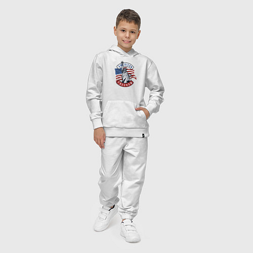 Детский костюм American freedom / Белый – фото 4