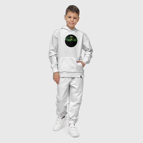 Детский костюм НЛО в тёмном лесу / Белый – фото 4