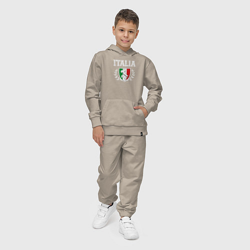 Детский костюм Italy map / Миндальный – фото 4