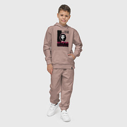 Костюм хлопковый детский Эрнесто Че Гевара и революция, цвет: пыльно-розовый — фото 2