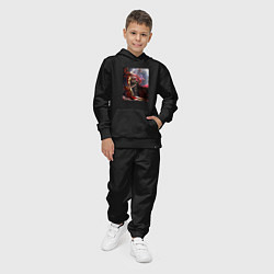Костюм хлопковый детский Маления из Элден Ринг, цвет: черный — фото 2