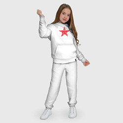Костюм хлопковый детский Star USSR, цвет: белый — фото 2