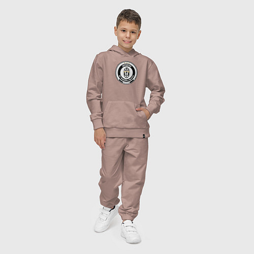 Детский костюм Juventus club / Пыльно-розовый – фото 4