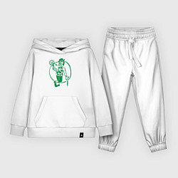 Костюм хлопковый детский Celtics man, цвет: белый