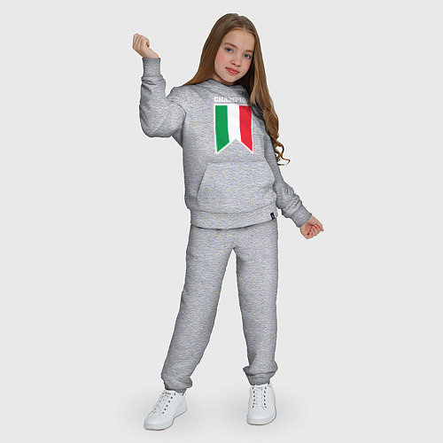 Детский костюм Италия чемпион / Меланж – фото 3