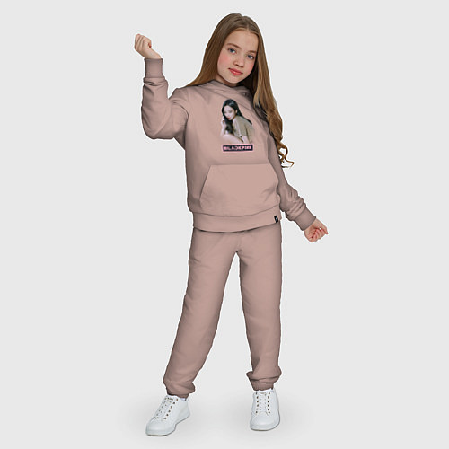 Детский костюм Jennie Blackpink / Пыльно-розовый – фото 3