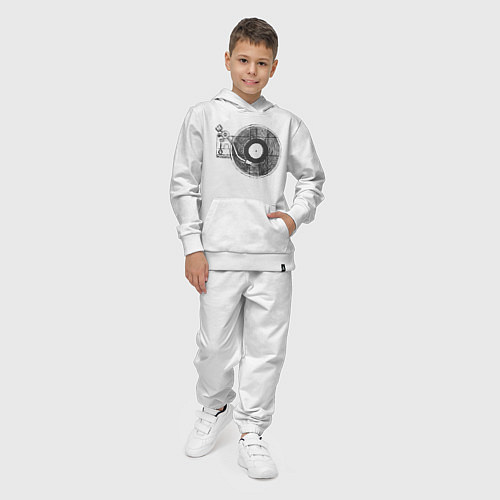 Детский костюм Vinyl style / Белый – фото 4