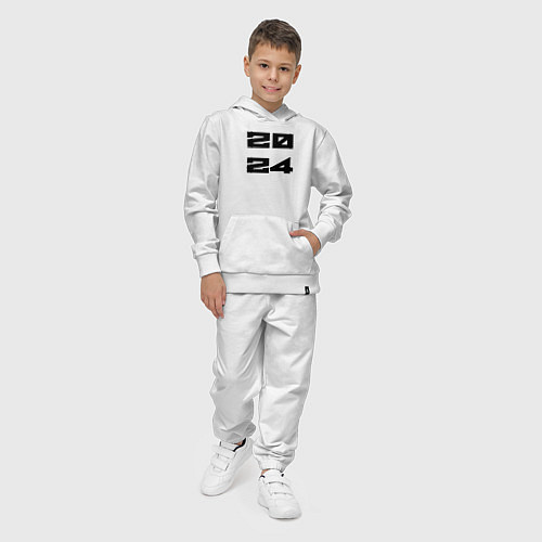 Детский костюм 2024 год надпись / Белый – фото 4