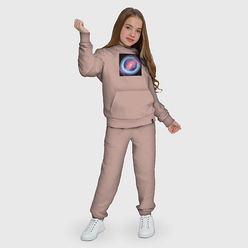 Детский костюм Планета из космоса / Пыльно-розовый – фото 3