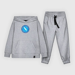 Костюм хлопковый детский Napoli fc sport, цвет: меланж