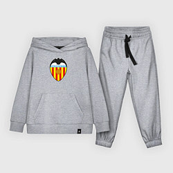 Костюм хлопковый детский Valencia fc sport, цвет: меланж