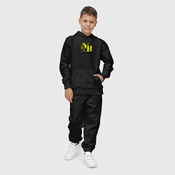 Костюм хлопковый детский Young Boys sport fc, цвет: черный — фото 2
