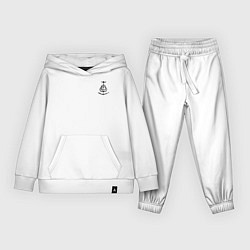 Костюм хлопковый детский Символ Elden Ring - мини, цвет: белый