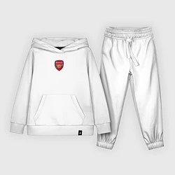Костюм хлопковый детский Arsenal fc sport club, цвет: белый