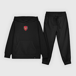 Костюм хлопковый детский Arsenal fc sport club, цвет: черный