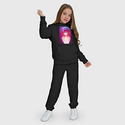Костюм хлопковый детский Anime Girl refflex, цвет: черный — фото 2