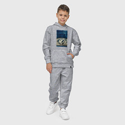 Костюм хлопковый детский Космонавт номер один, цвет: меланж — фото 2