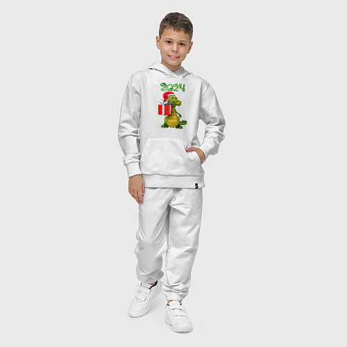 Детский костюм Дракон с подарком 2024 / Белый – фото 4