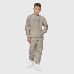 Костюм хлопковый детский Алекс - в стиле рок-группы металлика, цвет: миндальный — фото 2