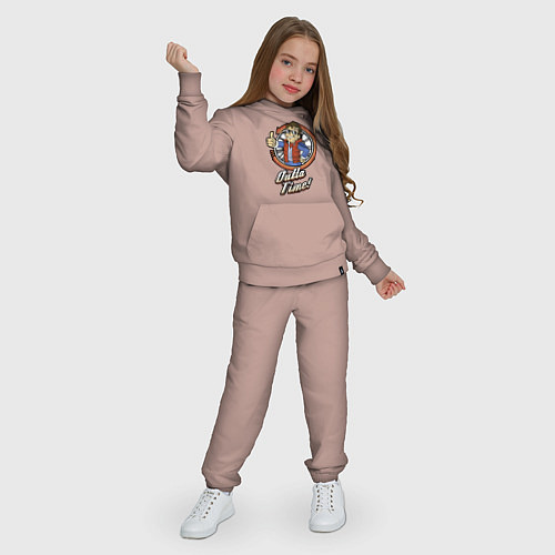 Детский костюм Vault future / Пыльно-розовый – фото 3