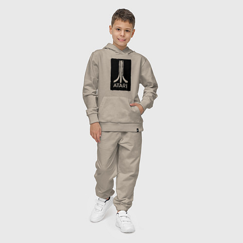 Детский костюм Atali black logo / Миндальный – фото 4