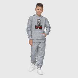 Костюм хлопковый детский Terminator 2 T800, цвет: меланж — фото 2