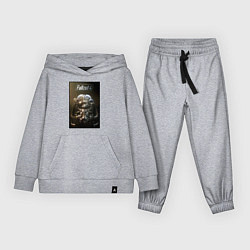 Костюм хлопковый детский Fallout armour poster, цвет: меланж