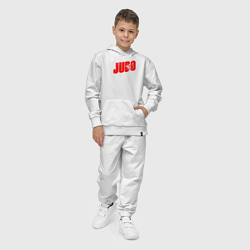 Детский костюм Judo red / Белый – фото 4