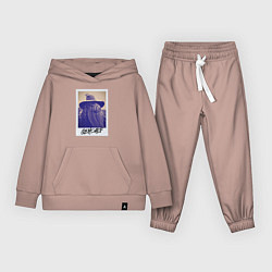 Костюм хлопковый детский Гэндальф, цвет: пыльно-розовый