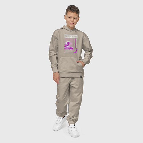 Детский костюм Канагава-оки нами ура / Миндальный – фото 4