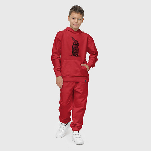 Детский костюм Заяц косой / Красный – фото 4