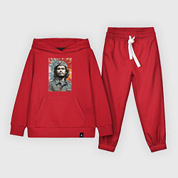 Костюм хлопковый детский Портрет Че Гевара, цвет: красный
