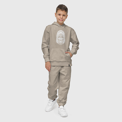 Детский костюм Морда веселой гориллы / Миндальный – фото 4