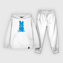 Костюм хлопковый детский Blue bunny, цвет: белый