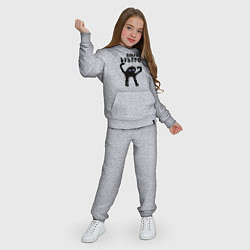 Костюм хлопковый детский Доброе ъуътро, цвет: меланж — фото 2