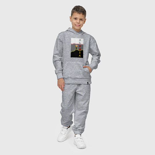 Детский костюм Алания человек с флагом / Меланж – фото 4