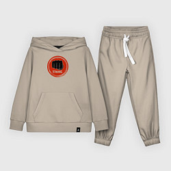Костюм хлопковый детский MMA strong, цвет: миндальный