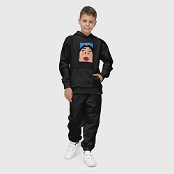 Костюм хлопковый детский I am cool, цвет: черный — фото 2