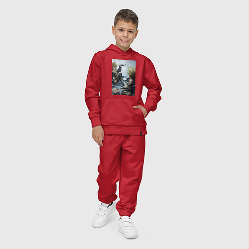 Детский костюм Сага о Винланде Торфинн Торкель / Красный – фото 4