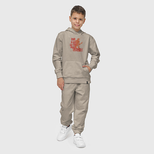 Детский костюм Punks style / Миндальный – фото 4