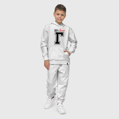 Детский костюм Гриша человек с большой буквы / Белый – фото 4