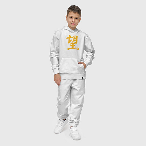 Детский костюм Иероглиф надежда / Белый – фото 4