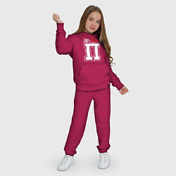 Костюм хлопковый детский Пётр человек с большой буквы, цвет: маджента — фото 2