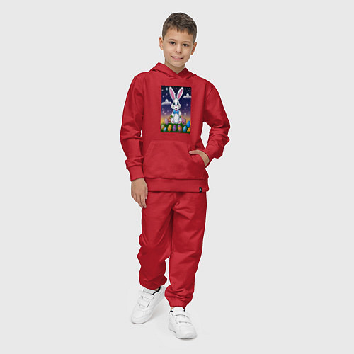 Детский костюм Ушастик и яички / Красный – фото 4